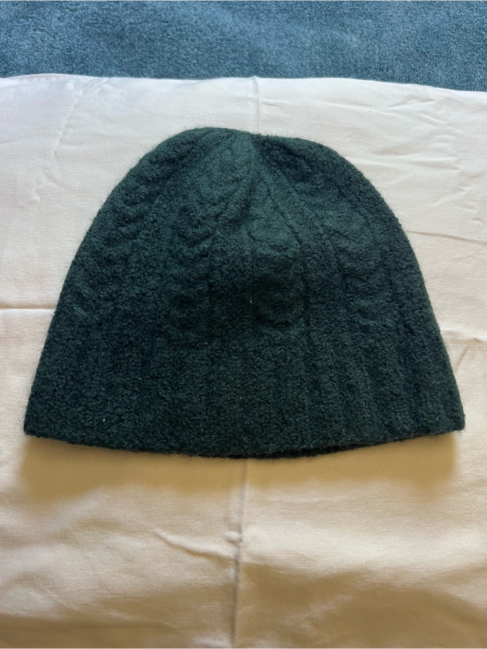 Cozy Dark Green Knit Beanie